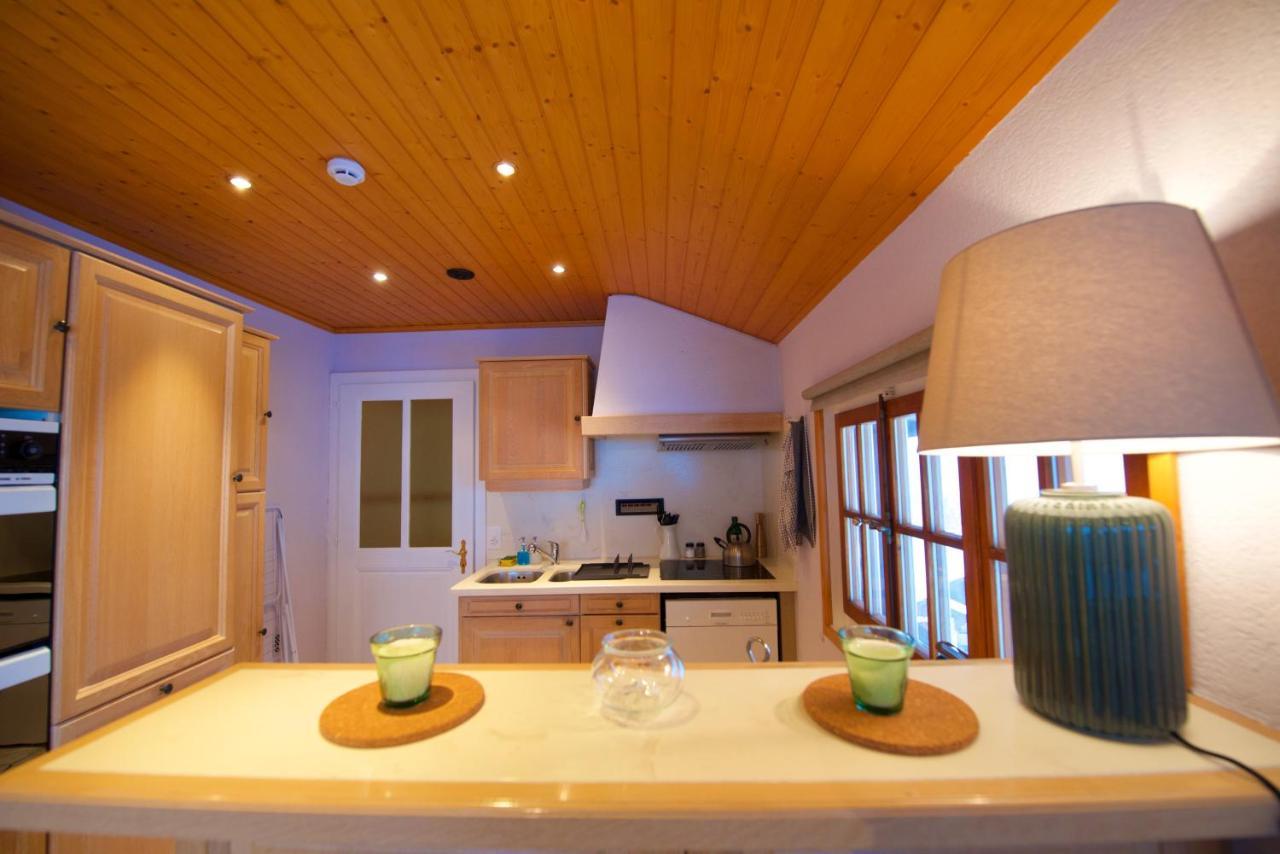 לייסין Chalet 4 Personnes Avec Sauna מראה חיצוני תמונה