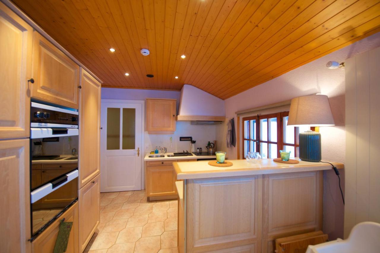 לייסין Chalet 4 Personnes Avec Sauna מראה חיצוני תמונה