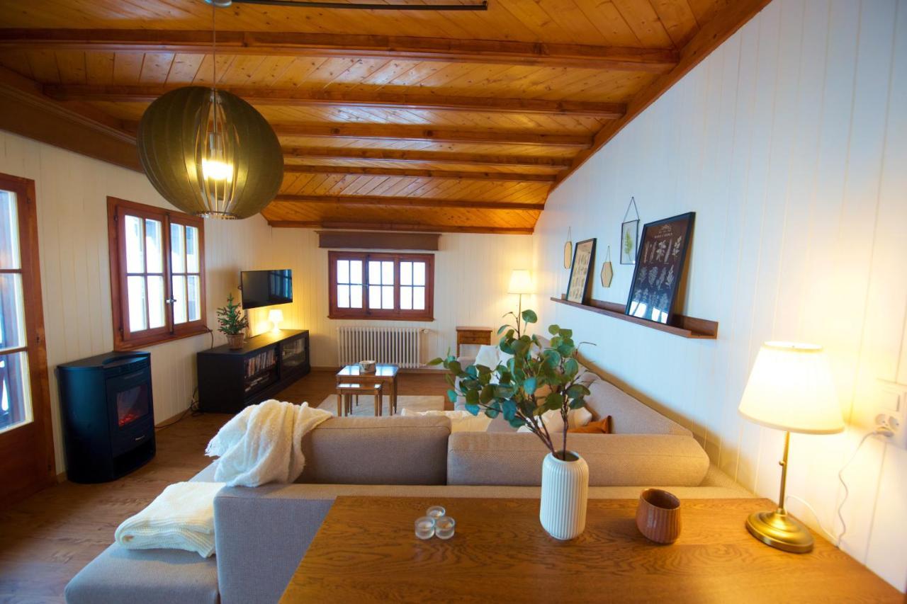 לייסין Chalet 4 Personnes Avec Sauna מראה חיצוני תמונה